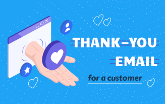 Thank you email for customer