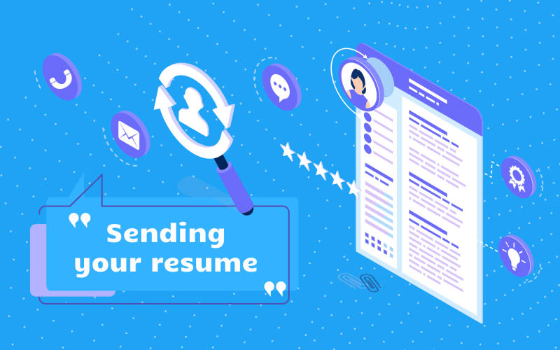 How to write email when sending resume