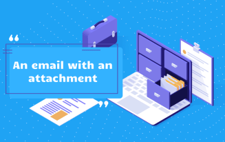 How to write email with attachment file
