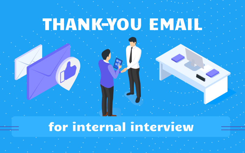Thank you emails for internal interviews